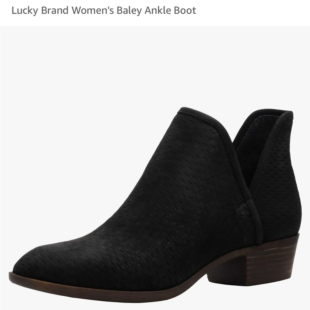 Lucky Brand Women’s Black Bootie Boots size 11 - Picture 2 of 8
